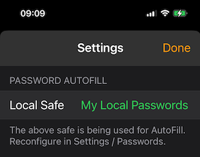 Autofill Confirm iOS